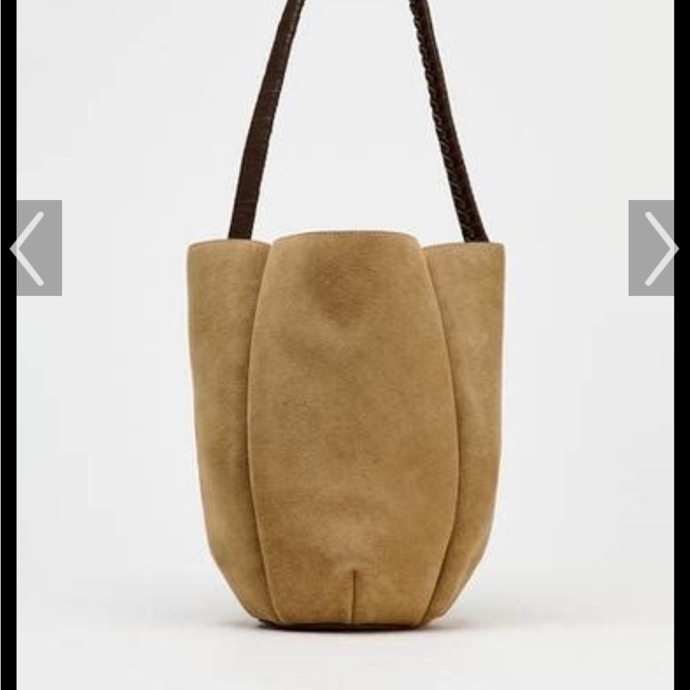 Zara suede bag